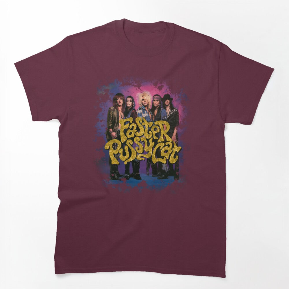 Faster Pussycat Vintage 80s Hollywood Glam Sleaze Shirt