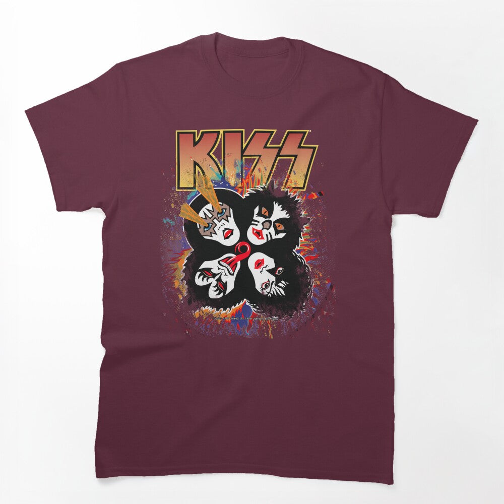 KISS The Band - Rock And Roll Over Splash Logo Shirt