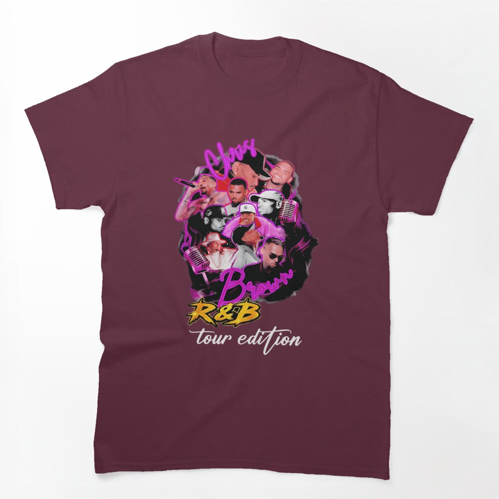 Usher Chris Brown 2026 Tour Fan Art Shirt