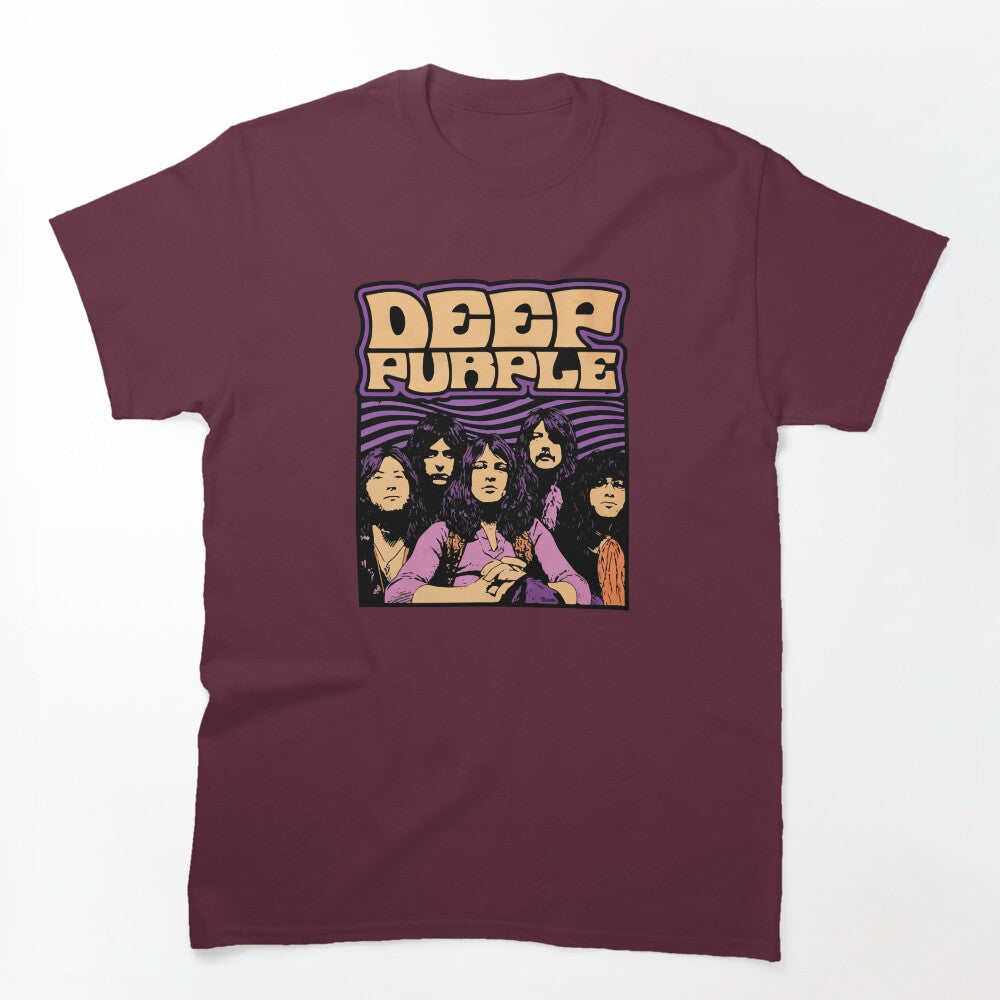Deep Purple Rock Retro 70s Design Shirt