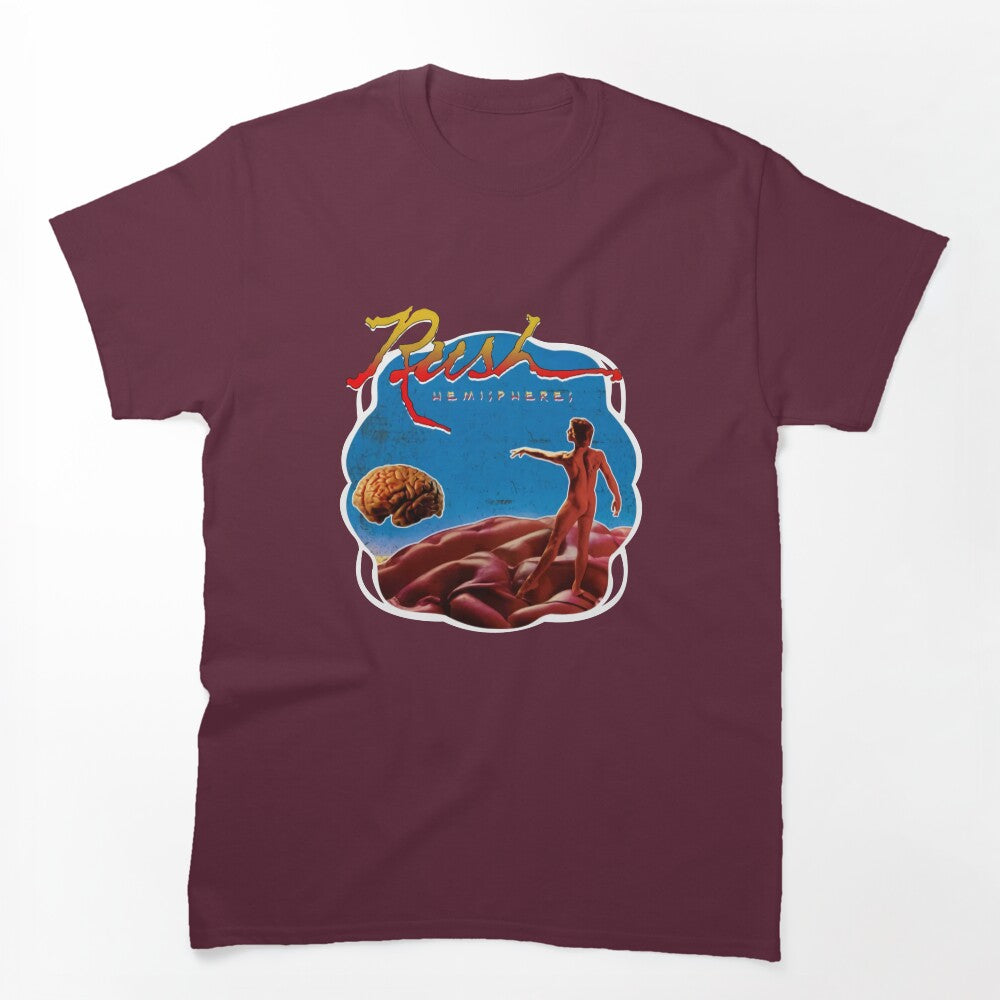 Rúsh Band Vintage Fashion - Hemispheres Album Cover Shirt