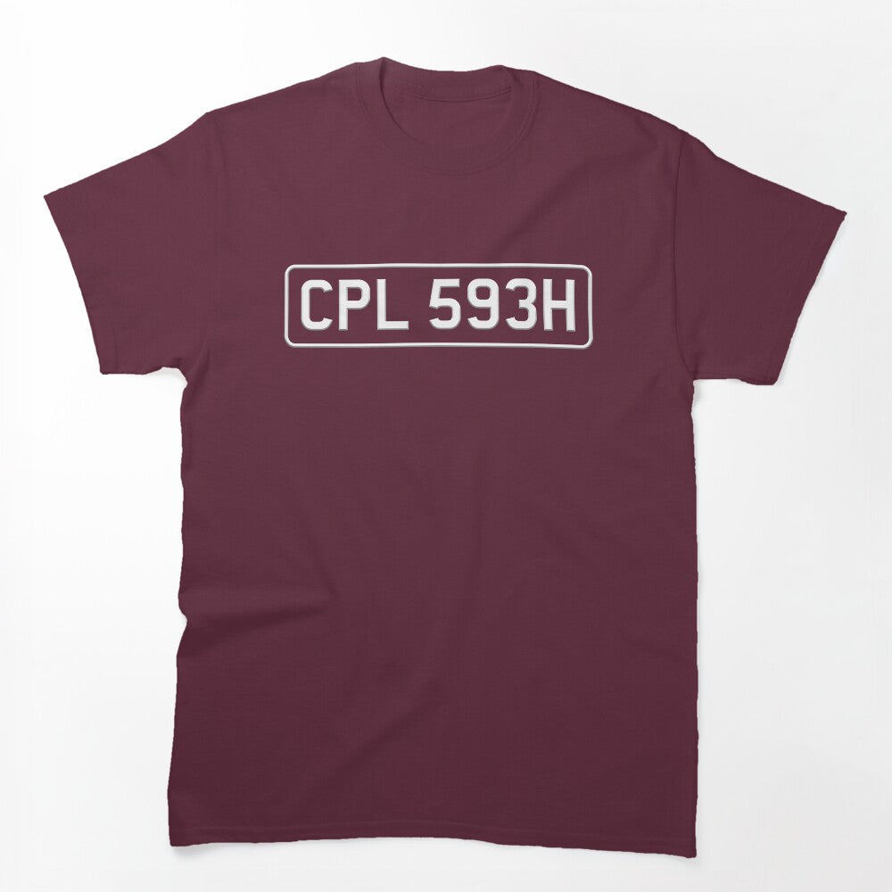 CPL 593H License Plate Shirt