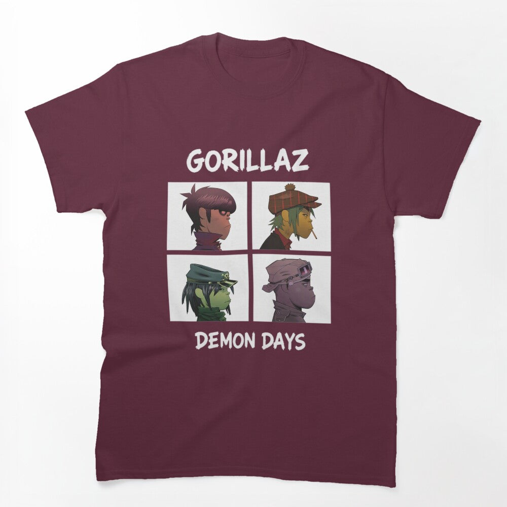 Gorillazs Demons Dayss Album Iconic Band Profile Shirt