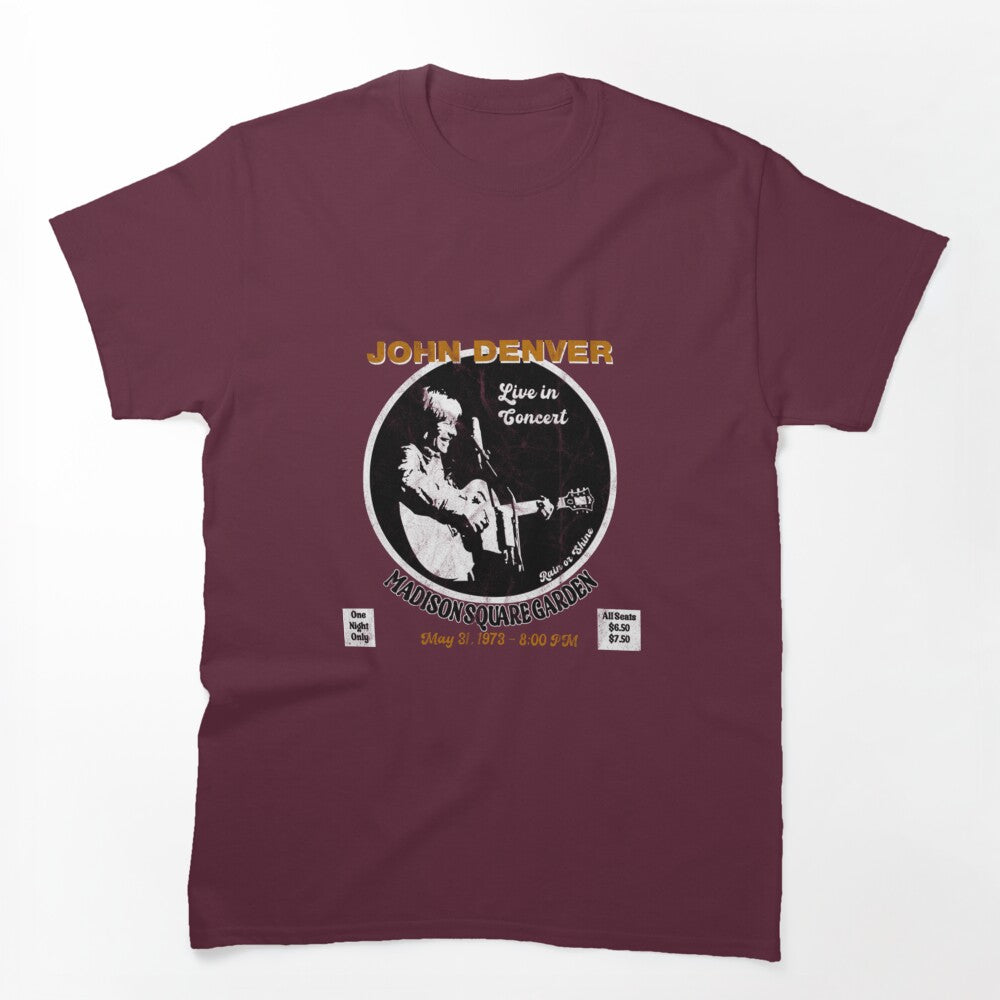 John Denver Madison Square Garden Shirt