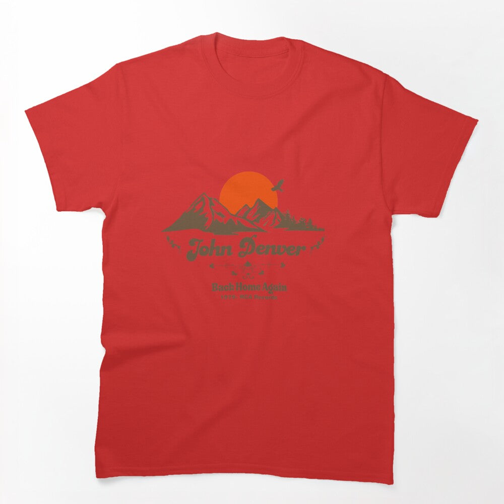 John Denver- Back Home Again Vintage Design Shirt