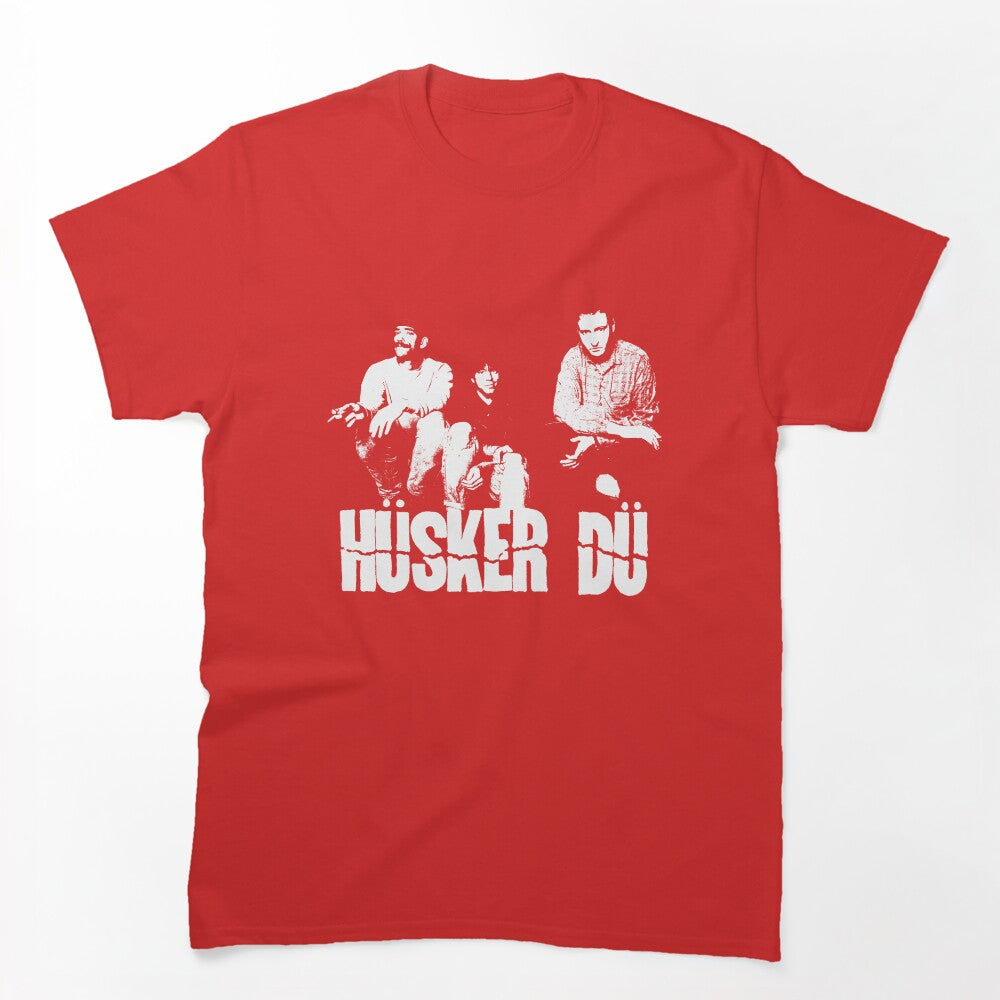 Husker Du - The White Stencil Shirt