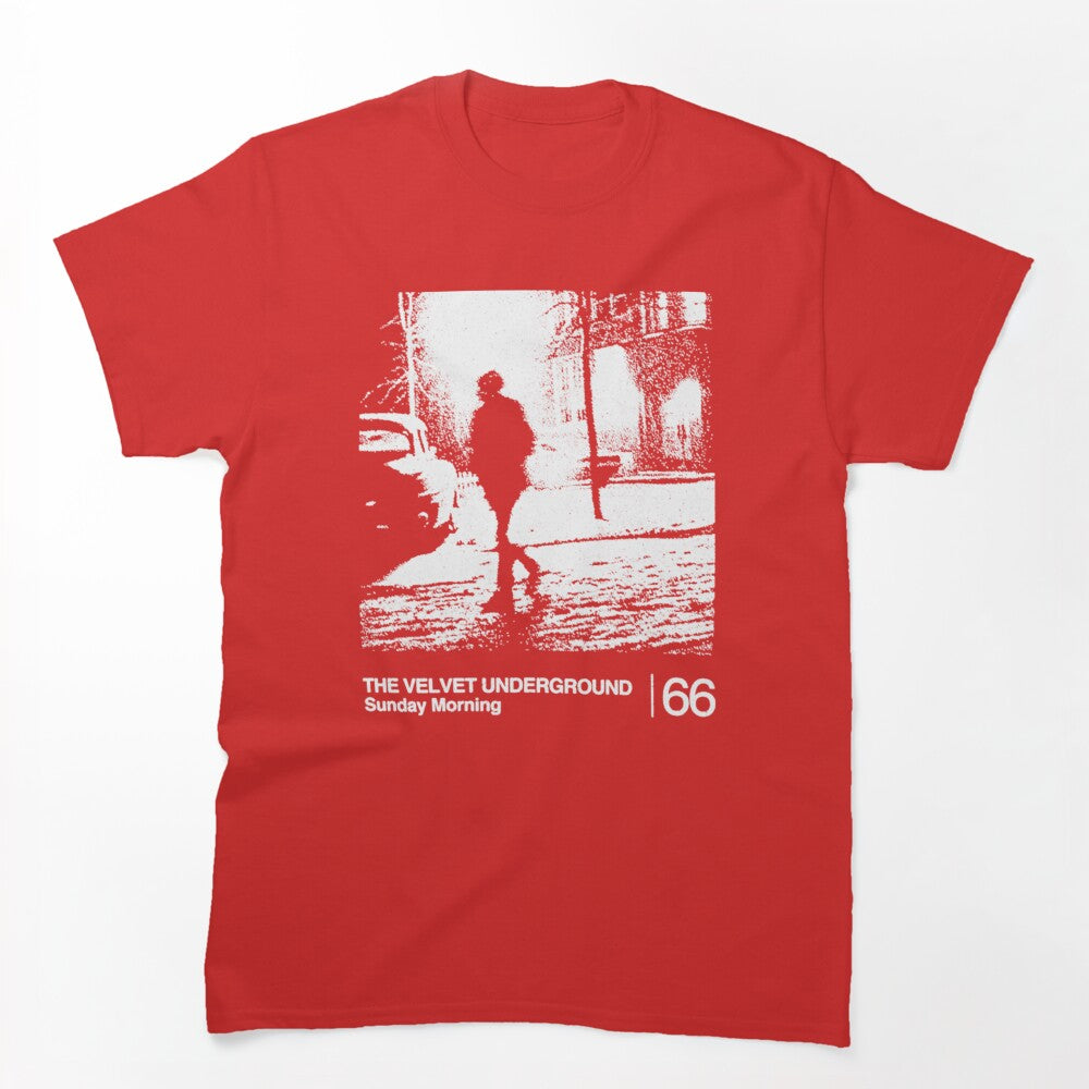 Sunday Morning The Velvet Underground Minimalist Graphic Artwork Shirt
