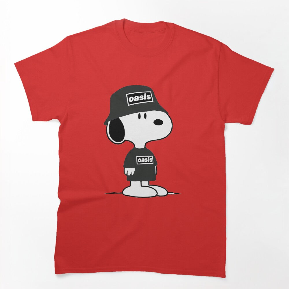 Snoopy O A S I S Band Shirt