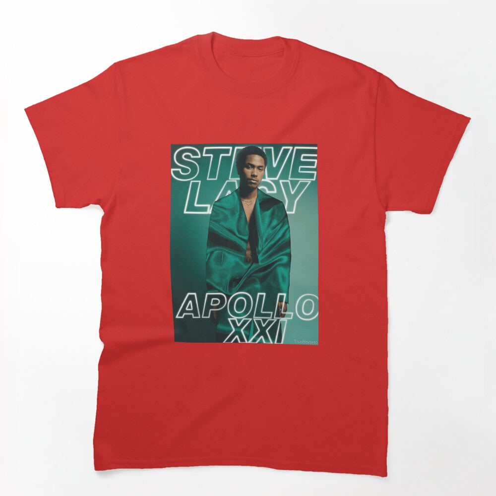 Steve Lacy Apollo Green Portrait Graphic Shirt