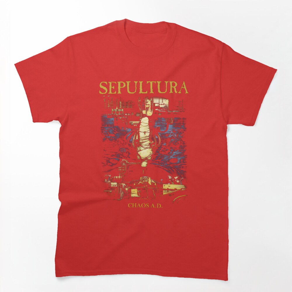 Sepultura Album Chaos A D Metal Style Shirt