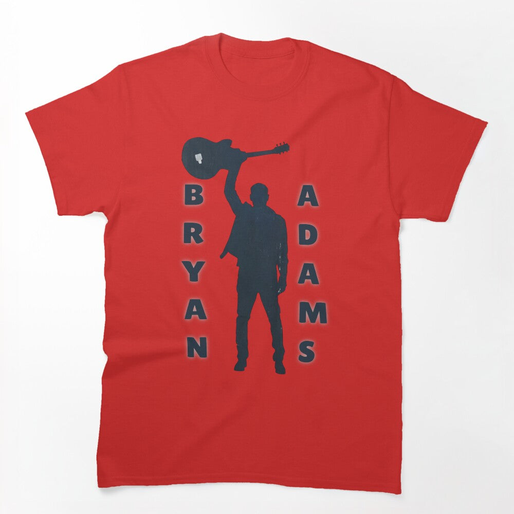 Bryan Adams Rock Legend Guitar Silhouette Shirt