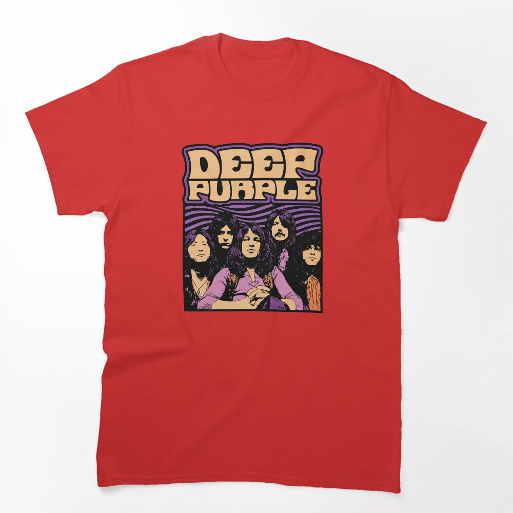 Deep Purple Rock Retro 70s Design Shirt