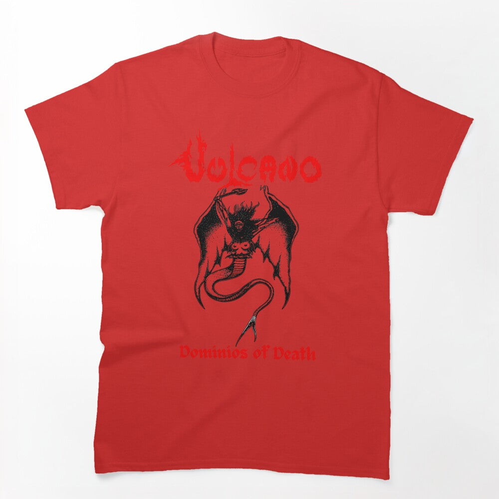 Vulcano- Dominios Of Death High Resolution Brazil Black Death Metal Shirt