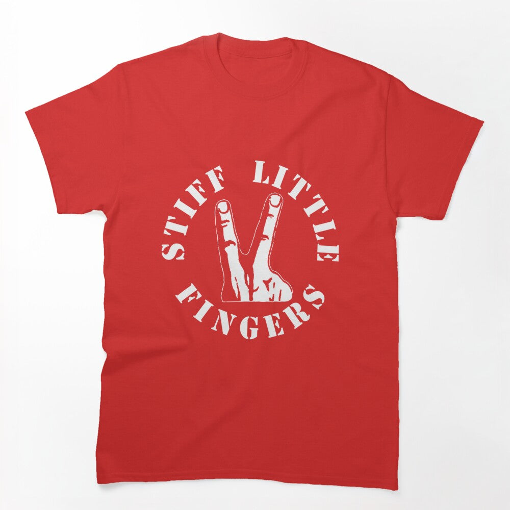 The Stiff Little Fingers Band Vintage Punk Rock Music Design Shirt