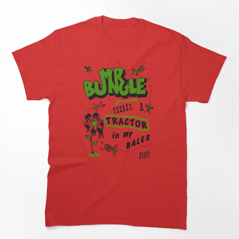 Mr Bungle Experimental Rock Green Typography Shirt