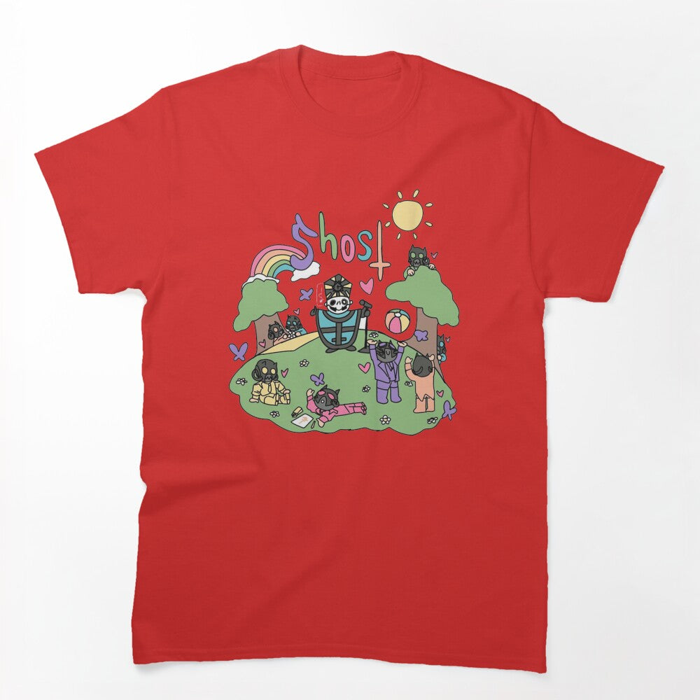Ghost Rock Band Design Shirt