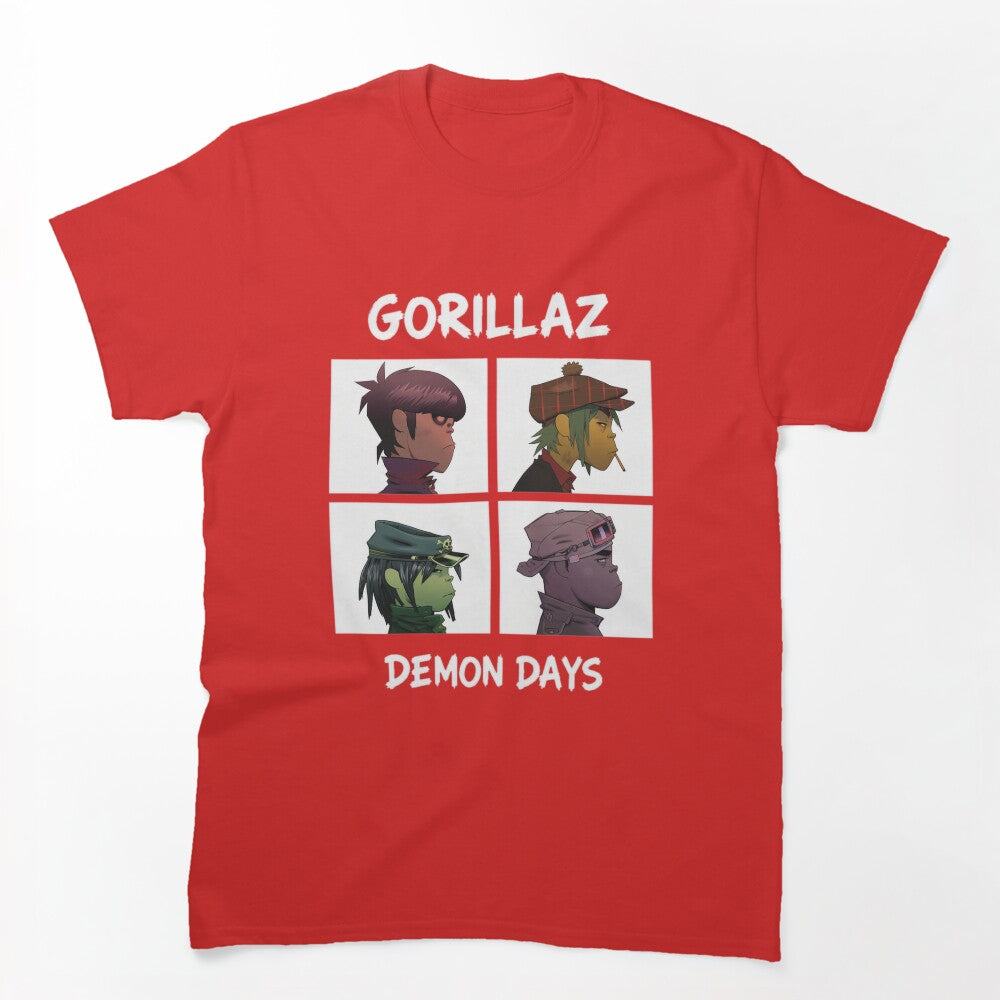 Gorillazs Demons Dayss Album Iconic Band Profile Shirt