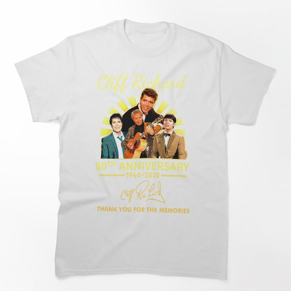 Gifts Idea Cliff Ríchárd Signature For The Memories Gifts Best Men Shirt