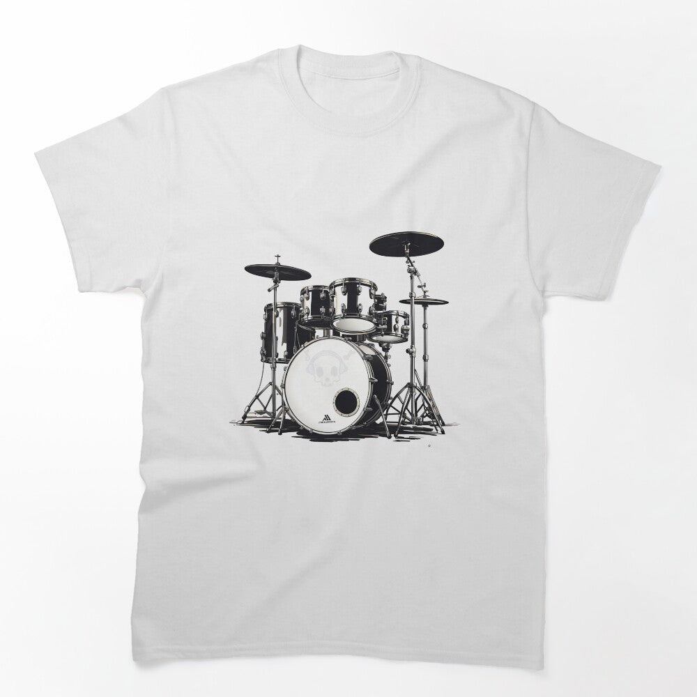 Visual Impact Drums In The Digital World Beyond The Musical Stage Shirt