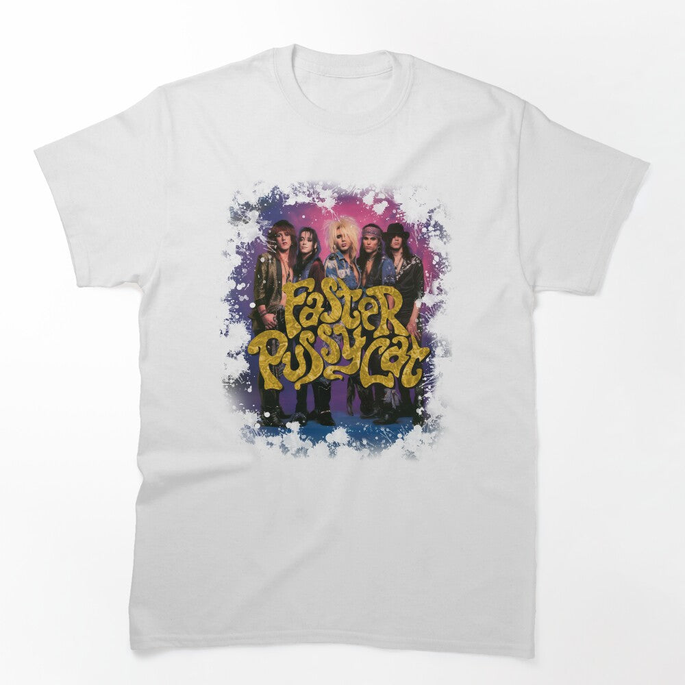 Faster Pussycat Vintage 80s Hollywood Glam Sleaze Shirt