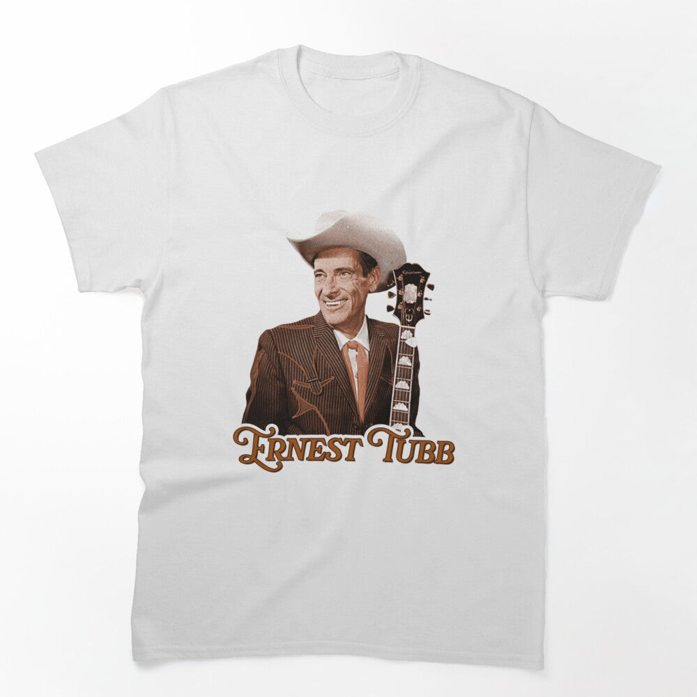 Country Music Ernest Tubb Sepia Country Honky Tonk Tribute Shirt