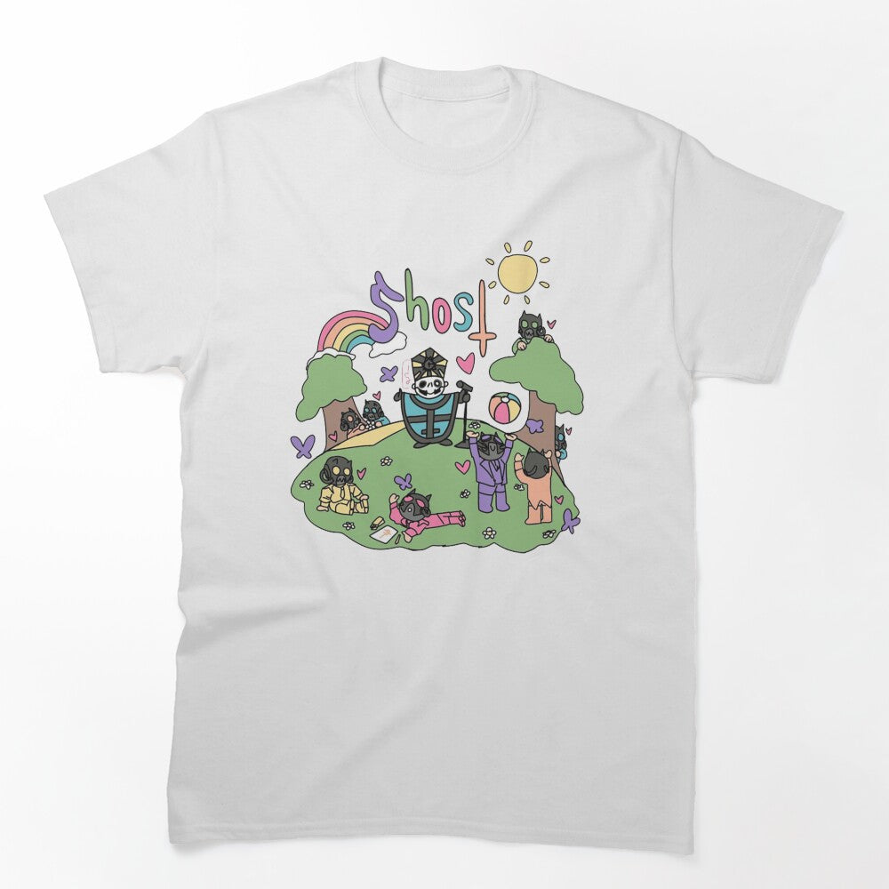 Ghost Rock Band Design Shirt