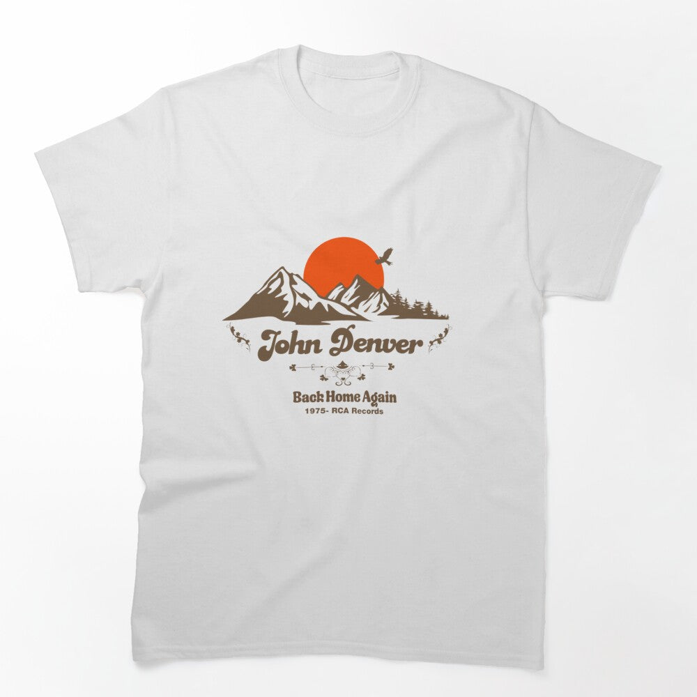 John Denver- Back Home Again Vintage Design Shirt