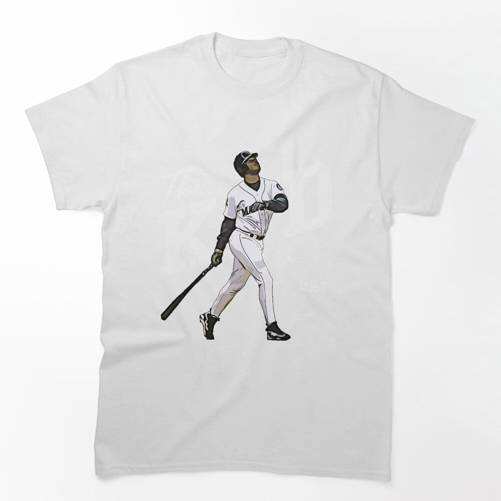 Ken Griffey Jr The Kid Baseball Vintage Signature 80s 90s Bootleg Rap Shirt
