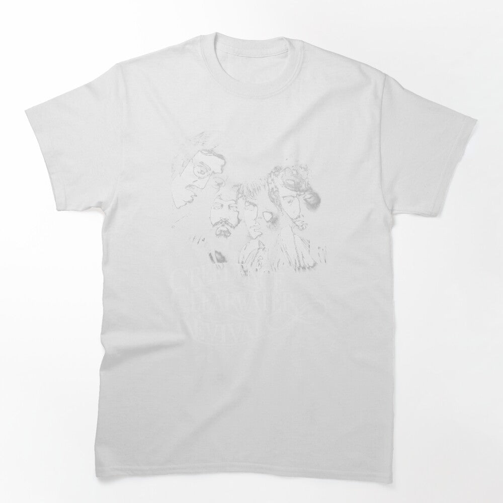 Black And White Rock Band Members Shirt