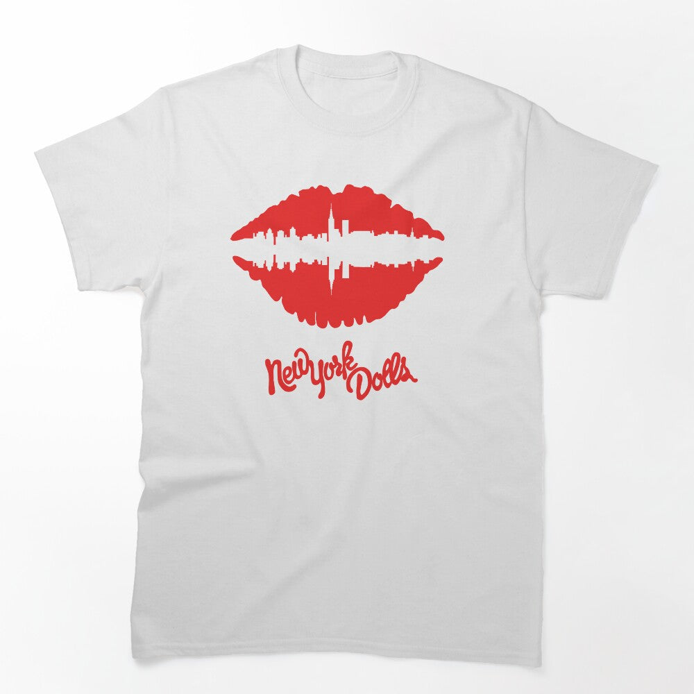 New York Dolls Lips Red Shirt
