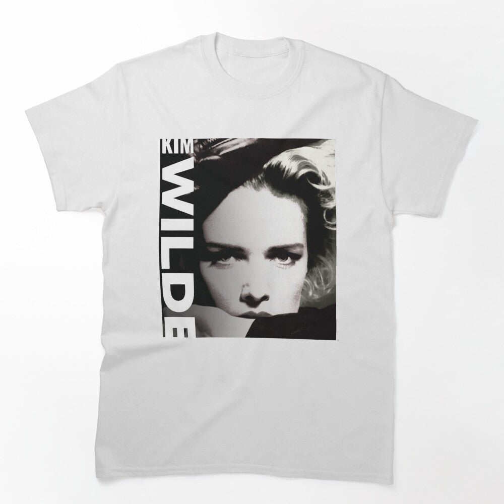 Black And White Kim Wilde Racerback Shirt