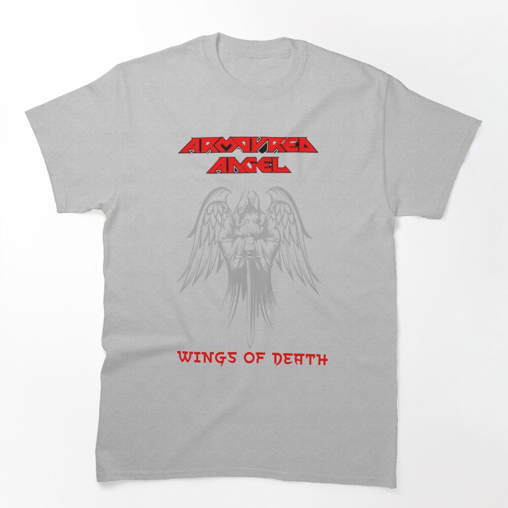 Armoured Angel- Australian Black Death Metal Wings Of Death Shirt