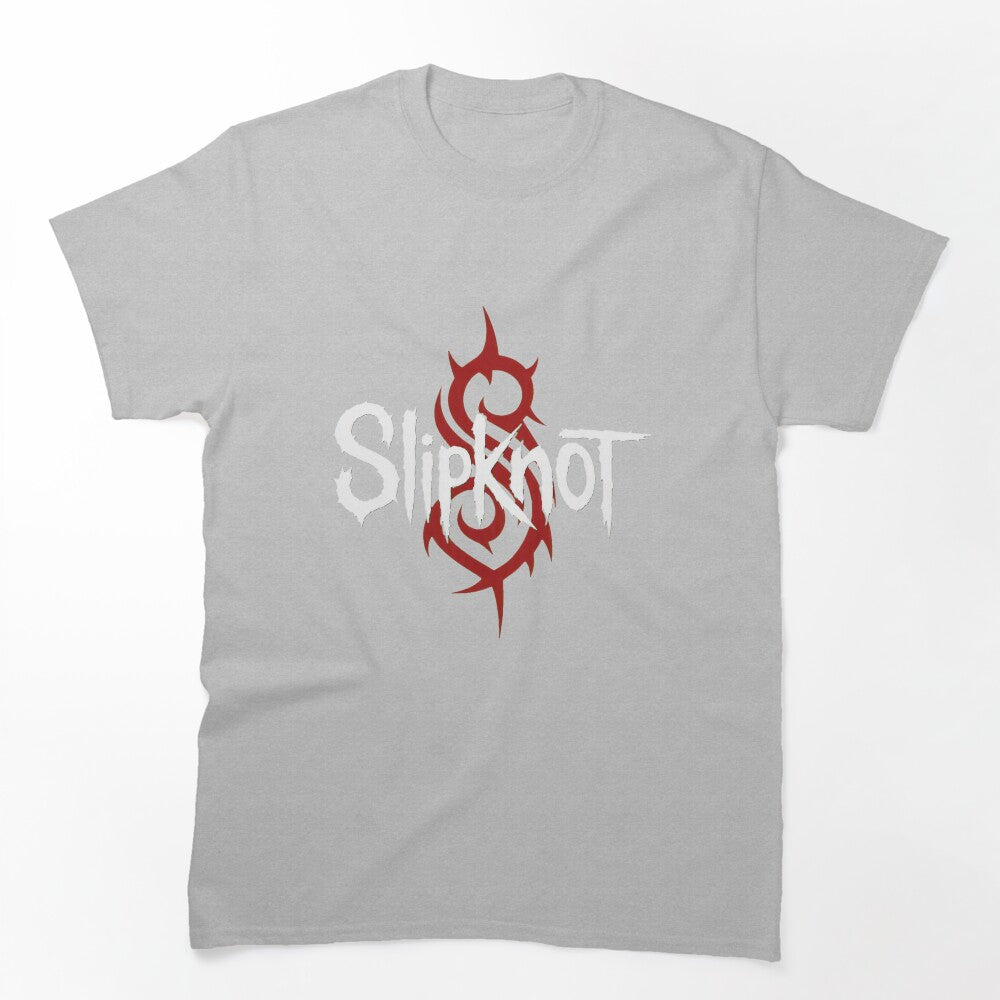 Slipknot Logo Red Tribal Heavy Metal Band Shirt