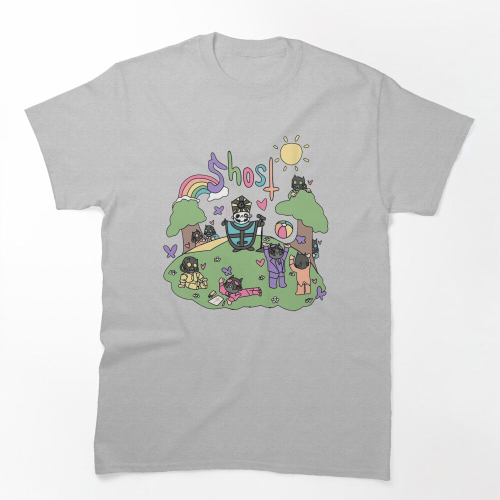 Ghost Rock Band Design Shirt