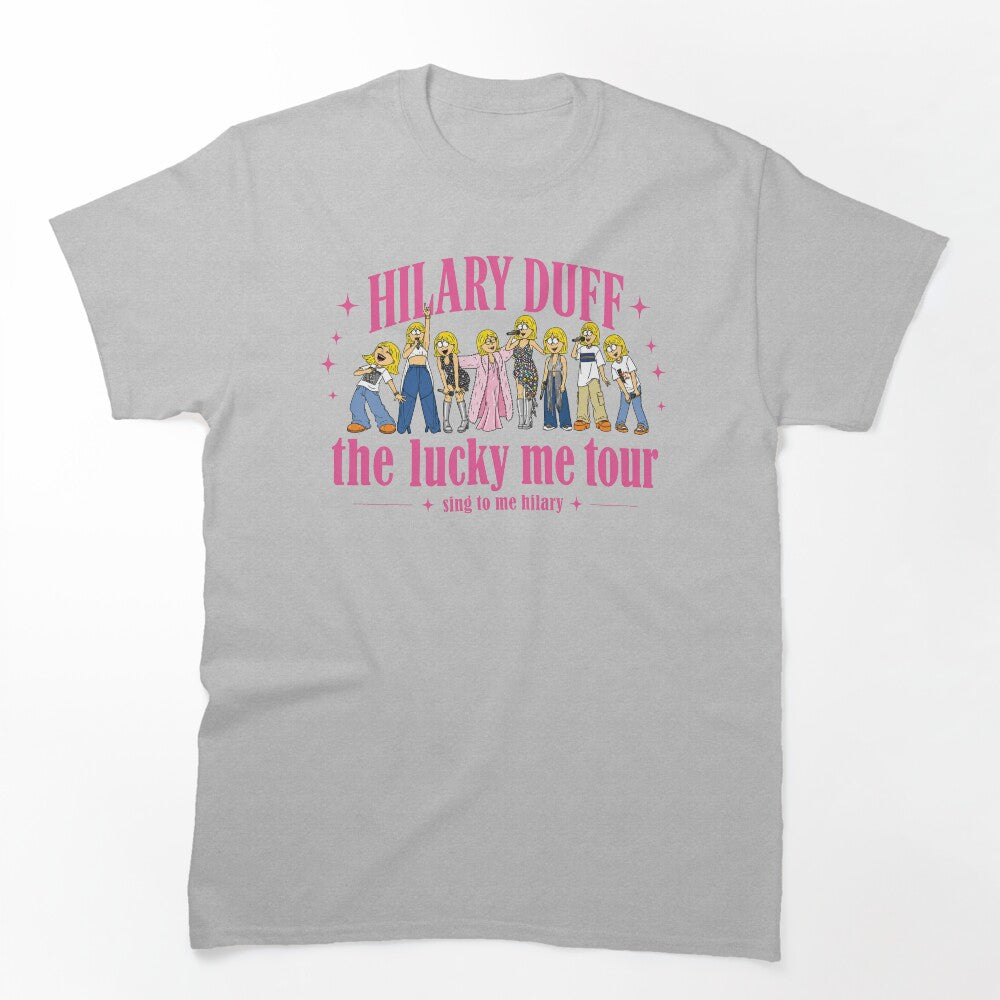 The Lucky Me Tour 2026 Hilary Duff Concert Vintage Pop Music Tour Shirt