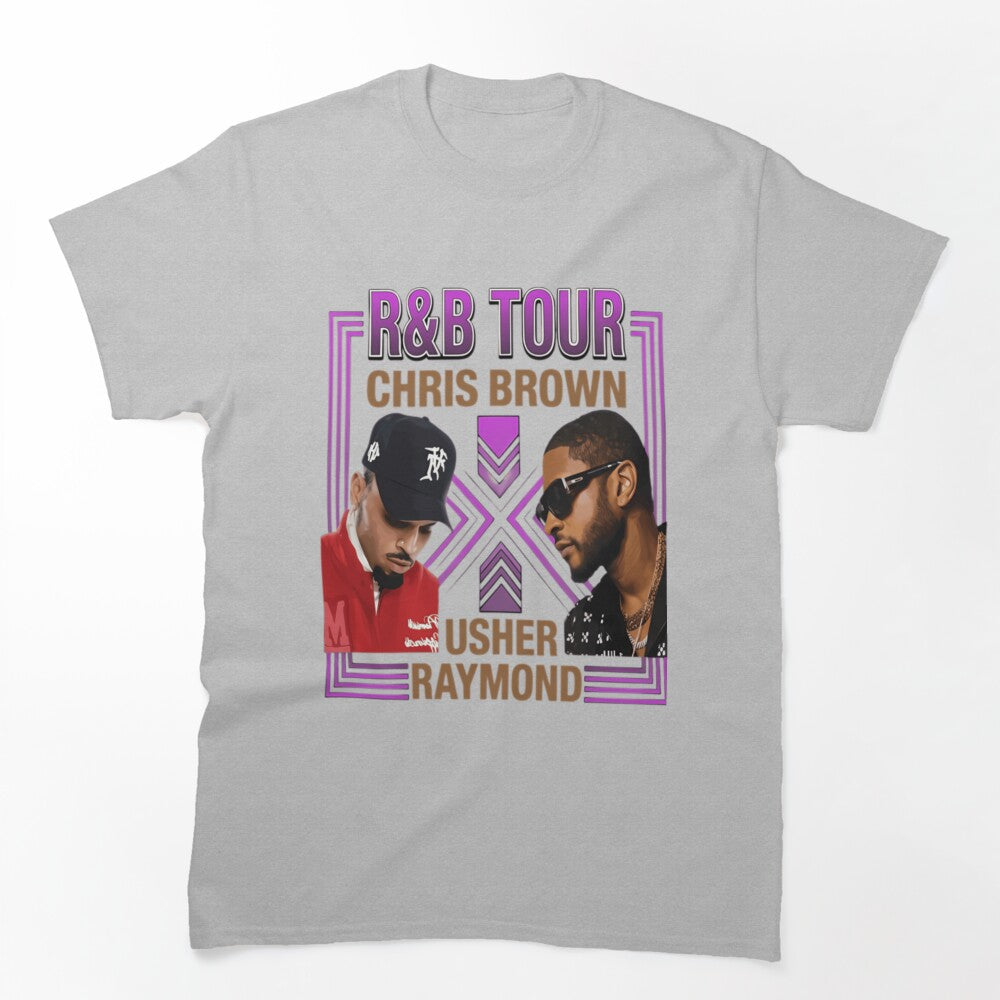 Chris Brown Usher R&B Tour 2026 Design Shirt