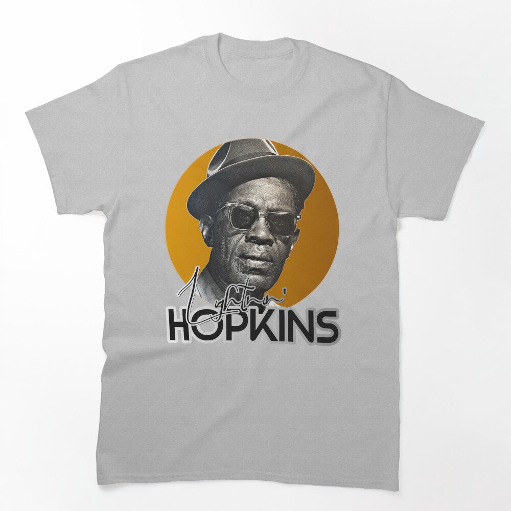 Retro Lightnin Hopkins Gold Tribute Shirt