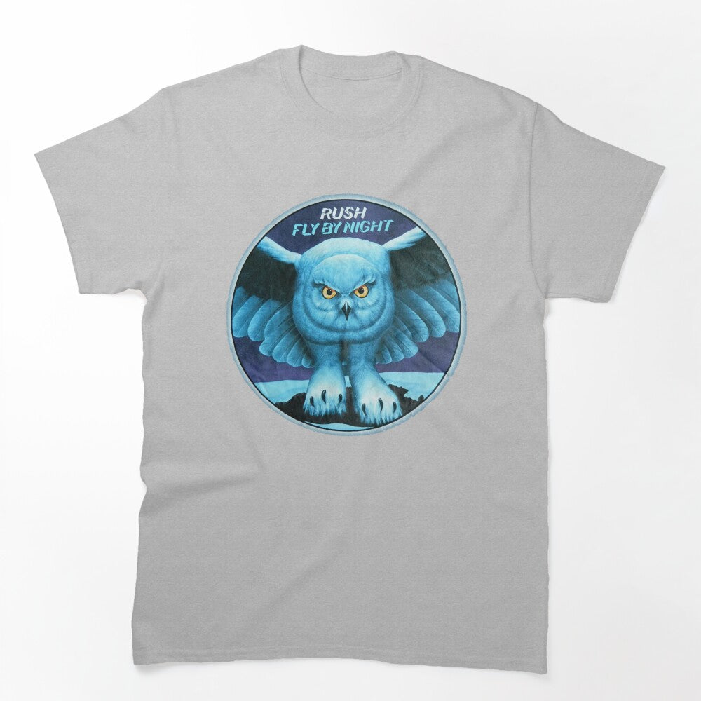 Rúsh Rock Band Blues Owl Shirt