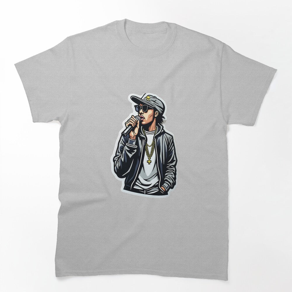 No Mic No Life Hip Hop Freestyle Rap Art Shirt