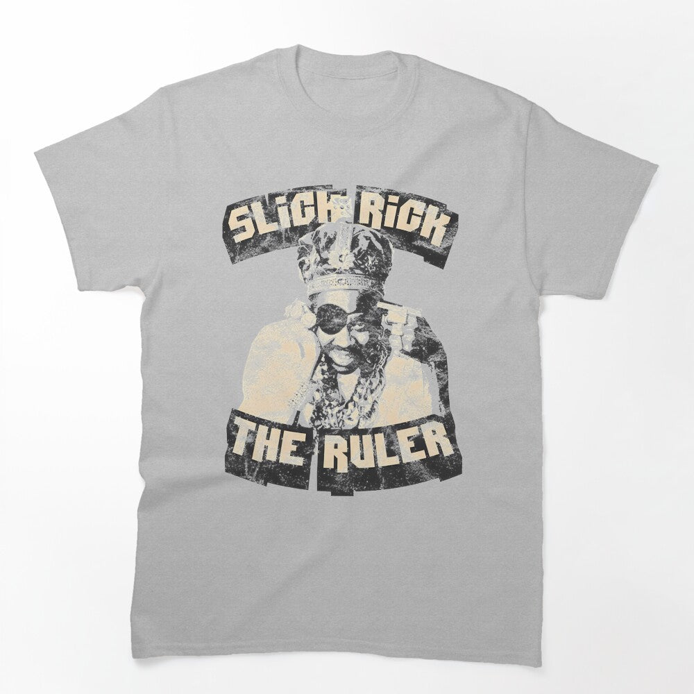 Vintage Style Portrait Of Slick Rick The Ruler Hip Hop Legend Shirt