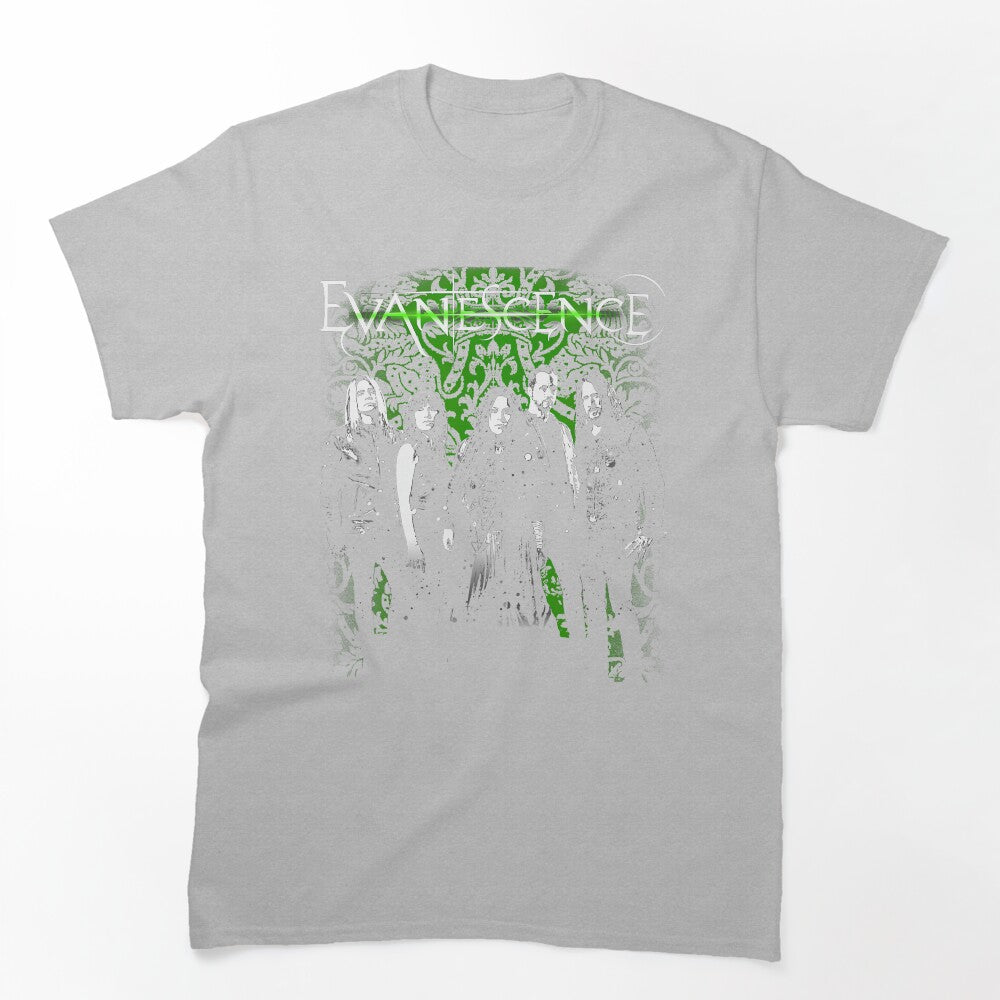 Evanescence Band Photo Green Shirt