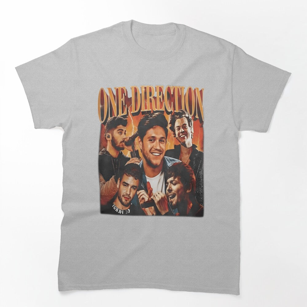 One Direction Retro Pop Collage Design Shirt