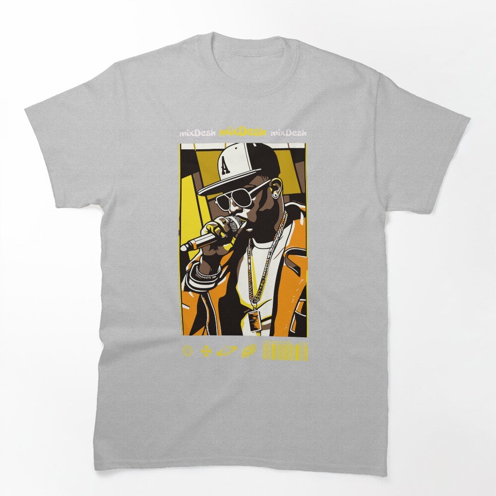 MixDesk Graffiti Art Yellow Streetwear Rapper Shirt