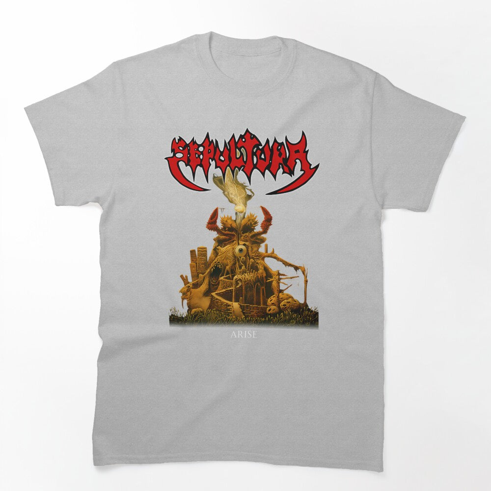 Sepultura Arise Death Thrash Metal Fantasy Citadel Shirt