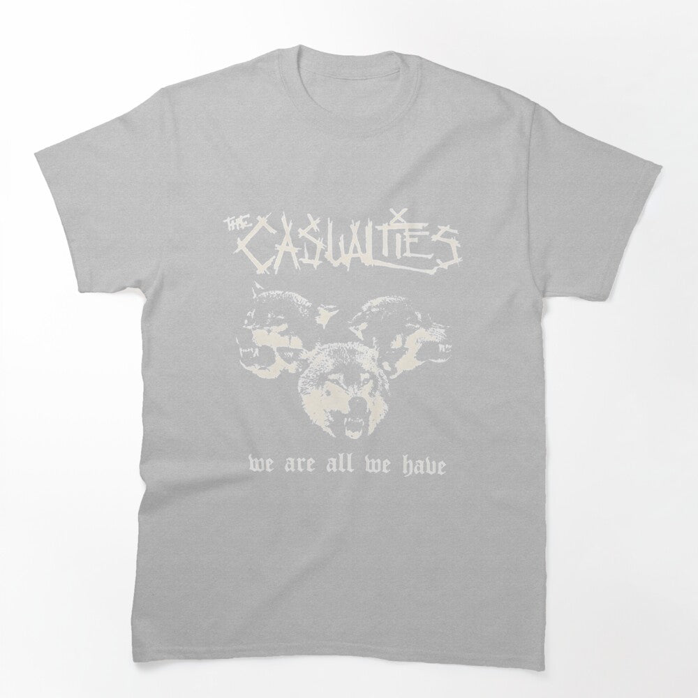 The Casualties Punk Rock Band Inspired Graphic Design Shirt