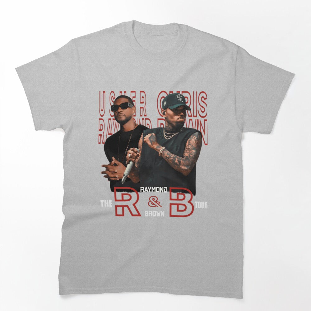 Usher Chris Brown 2026 R&B Tour Design Shirt