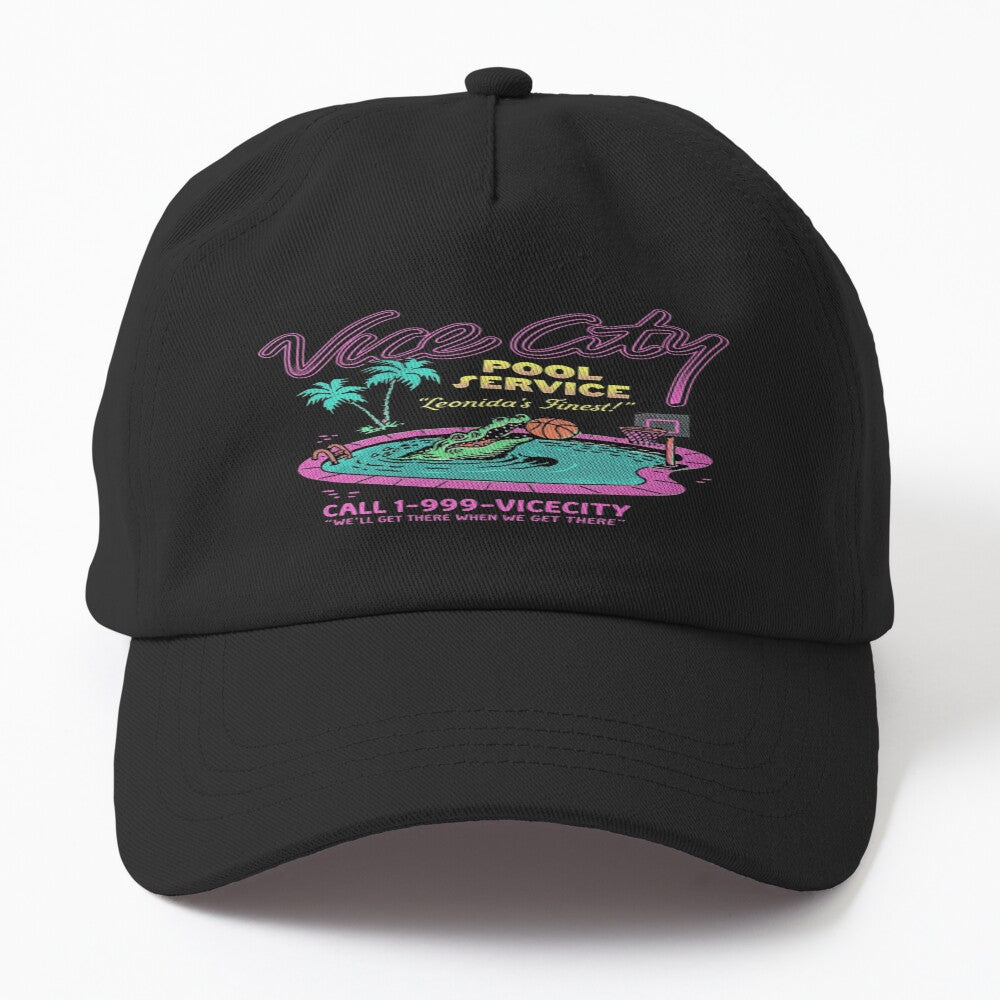 Vice City Ocean Drive Vintage Sunset Vibes Hat