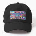 Vice City Neon Nights Retro 80s Sunset Aesthetics Hat