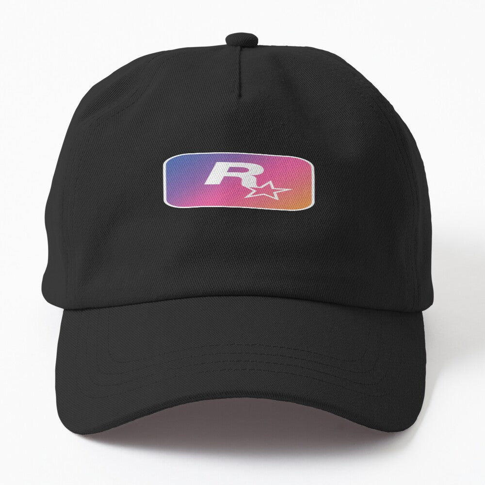 Rockstar Games GTA 6 Sunset Logo White Hat