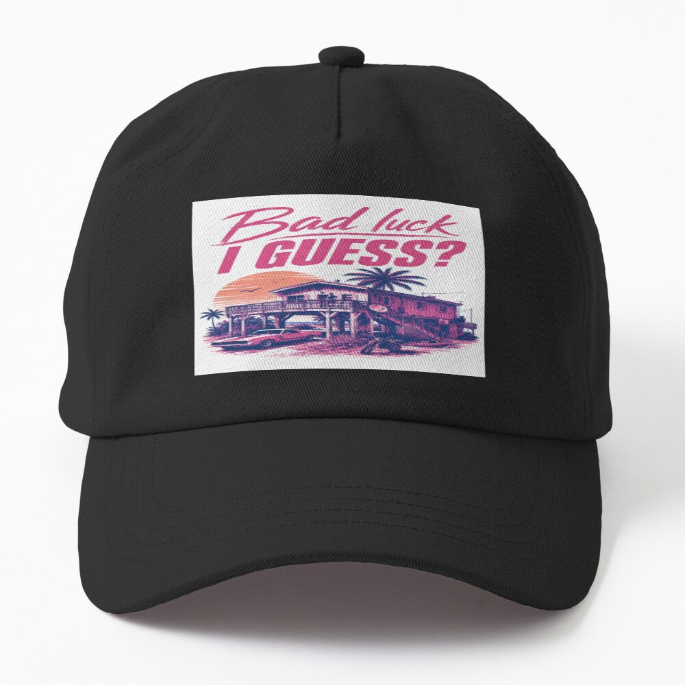 Bad Luck I Guess GTA 6 Inspired Retro Gaming Parody Design GTA IV Hat
